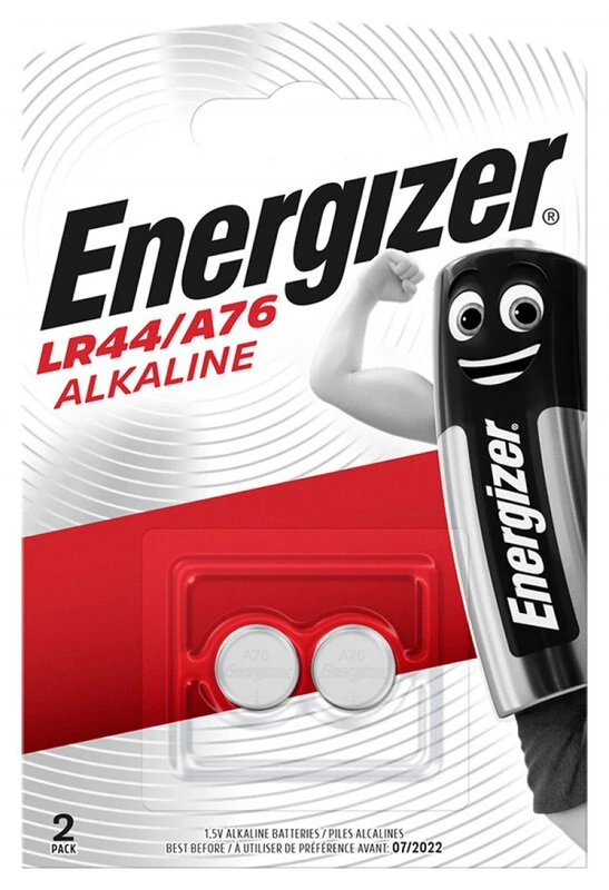 Energizer G13 LR44 A76 mini alkáli gombelem 2 db