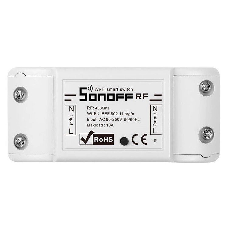 Sonoff RF R2 smart switch WiFi RF 433HZ 10A okos kapcsoló relé 