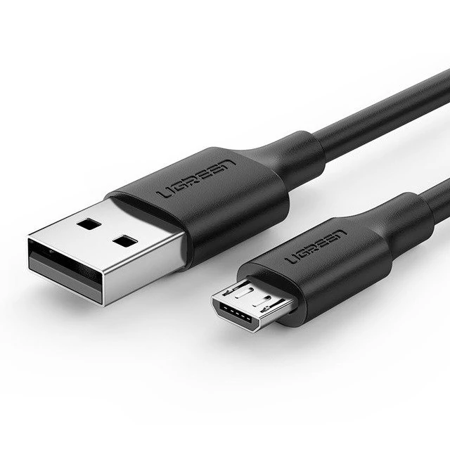 UGREEN micro USB töltőkábel adatkábel  2.0A 0.5 m fekete