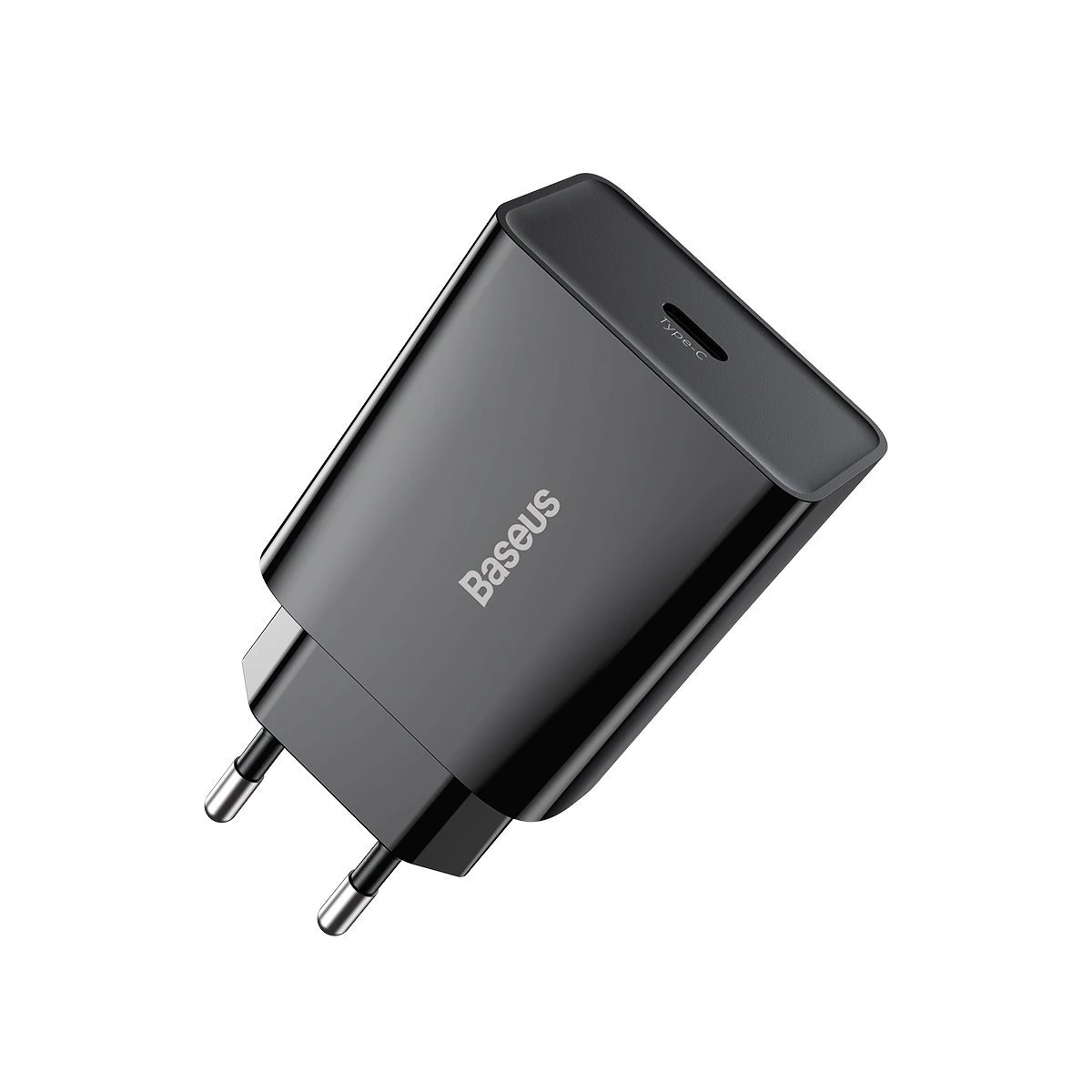 Baseus Speed ​​Mini USB-C PD hálózati gyorstöltő QC 3.0 3A 20W fekete