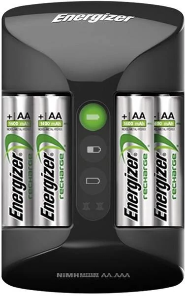 Energizer PRO akkumulátor töltő szett 4 db R6 AA 2000 mAh akkumulátorral