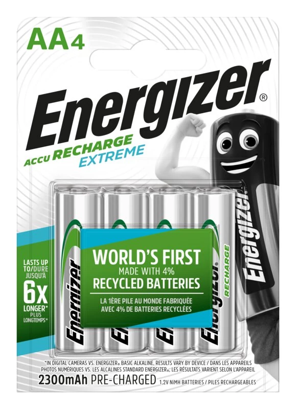 Energizer Extreme R6/AA Ni-MH 2300mAh Ni-MH újratölthető akkumulátor ceruza elem 4db