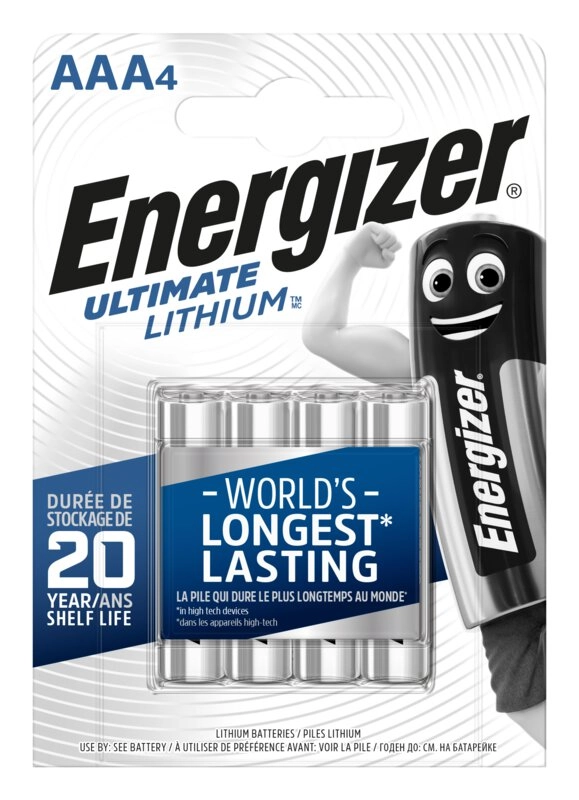 Energizer L92 Ultimate lítium mikro elem AAA LR03 4 db 