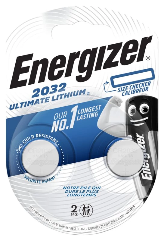 Energizer CR2032 Ultimate lítium mini gombelem 2 db 