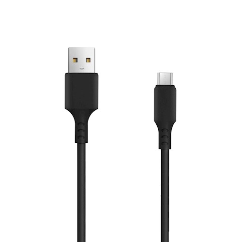 Setty USB - micro USB kábel1,0 m 3A fekete