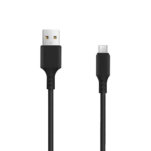 Setty micro USB töltőkábel adatkábel 1 m 3A fekete