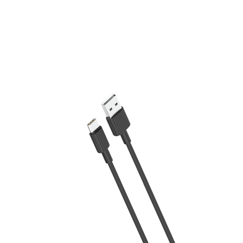 XO NB156 USB - USB-C kábel 1,0 m 2,4A fekete