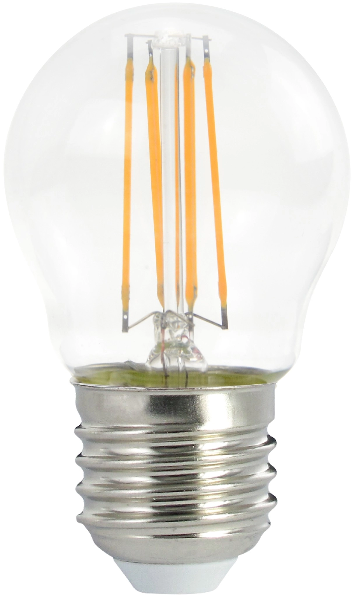 Avide Led lámpa izzó filament kisgömb 4.5W E27 természetes fehér 470 lm