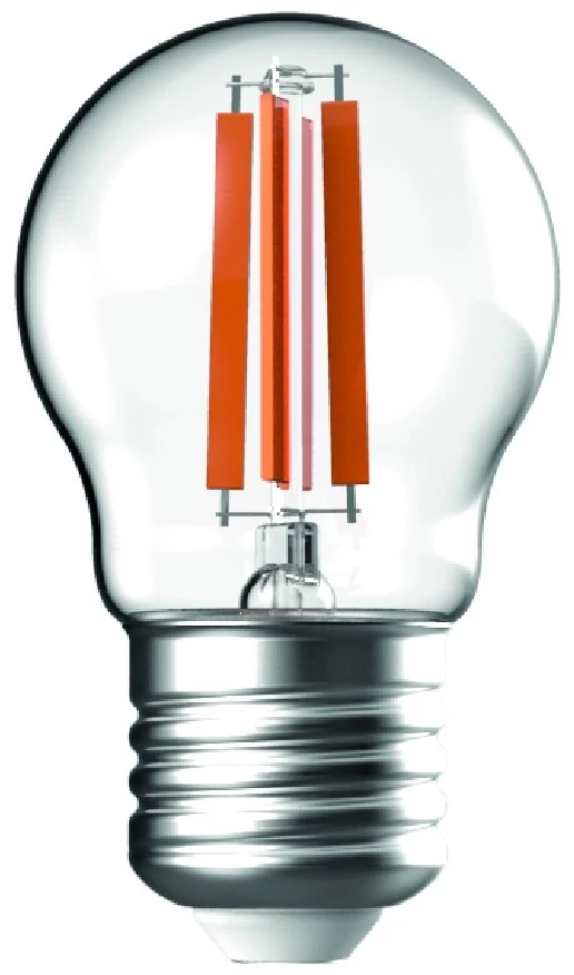 Avide led lámpa filament izzó  kisgömb 6.5W E27 meleg fehér 806 lm