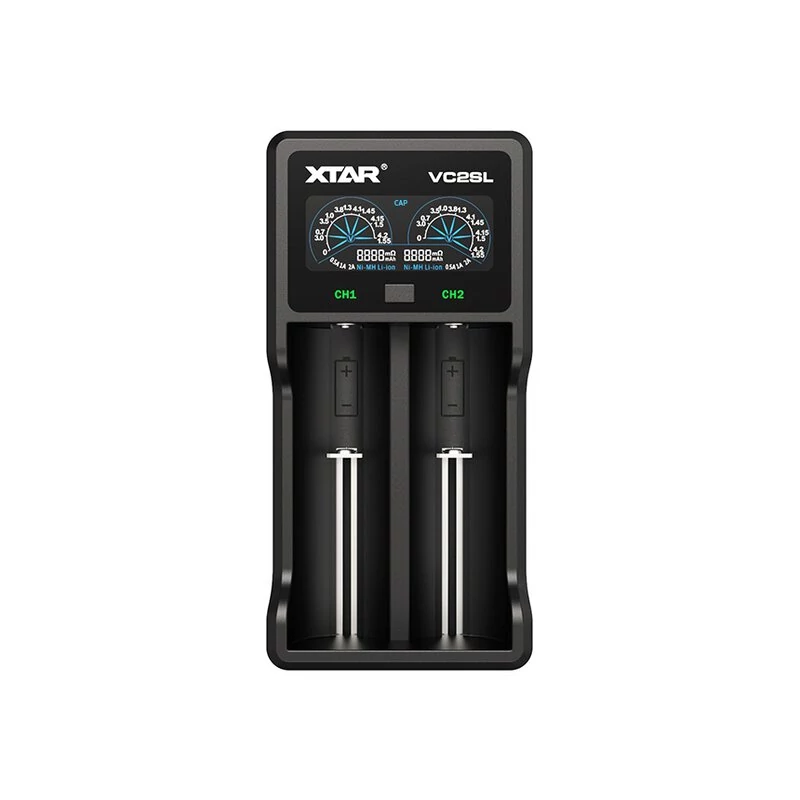  Xtar VC2SL kétcsatornás LI-ION NI-MH NI-CD akkumulátor töltő power bank funkcióval