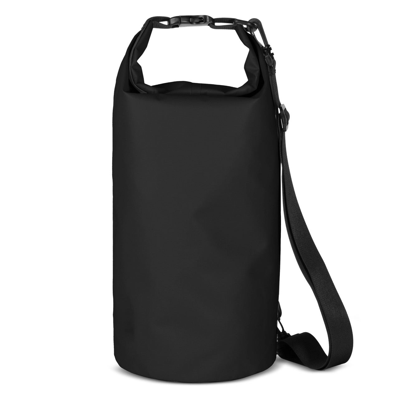 PVC vízálló hátizsák strand táska 10l fekete