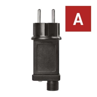 Emos tápegység adapter Standard Profi karácsonyi sorolható füzérekhez kültéri időzítő