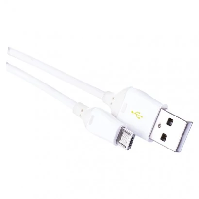 Emos micro USB töltőkábel adatkábel 1 m fehér